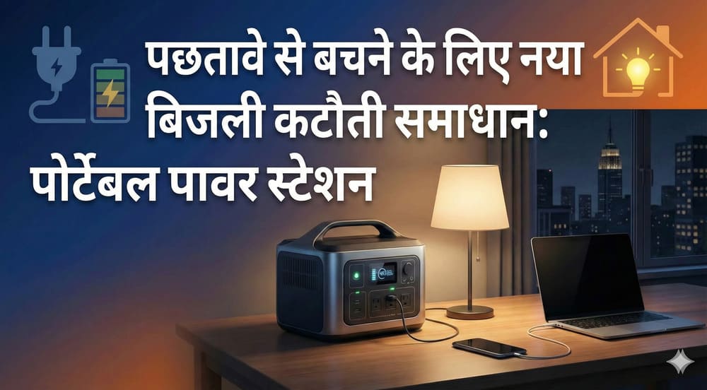 पछतावा न हो इसके लिए नया बिजली कटौती समाधान पोर्टेबल पावर स्टेशन