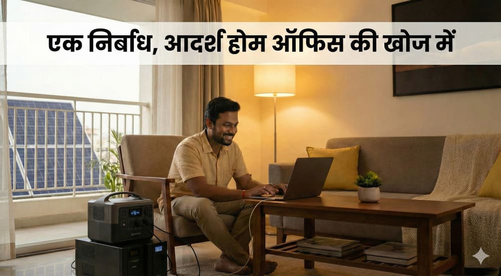 भारत में घर से काम करने वालों के लिए बिजली कटौती समाधान की आदर्श आवश्यकताएं