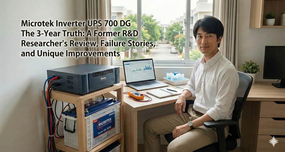 A Review of the Microtek Inverter UPS 700 DG by a Former Researcher After Three Years of Use in India What Worked, What Didn't, and My Own Fixes