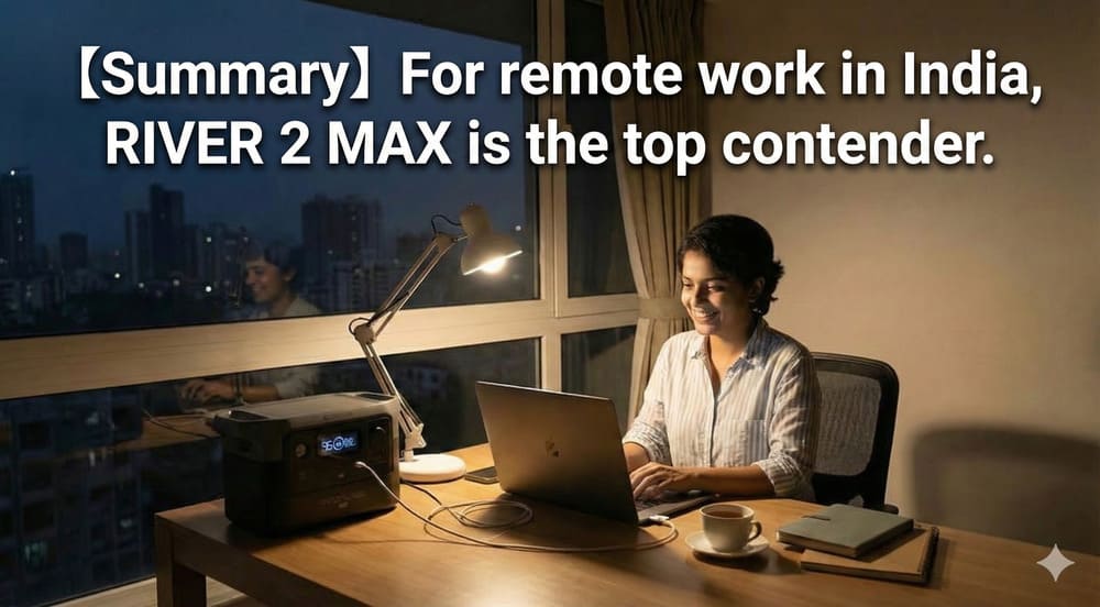 [Conclusion] RIVER 2 MAX Is the Top Candidate for Work-From-Home in India