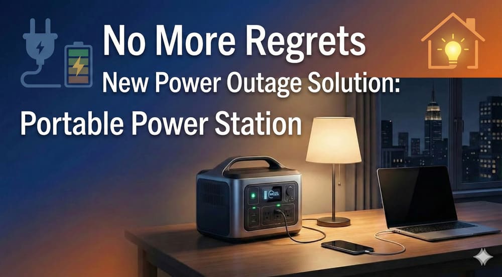A New Power Outage Solution to Avoid Regrets Portable Power Stations