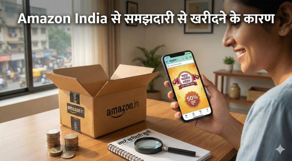 Amazon India से समझदारी से खरीदने का कारण